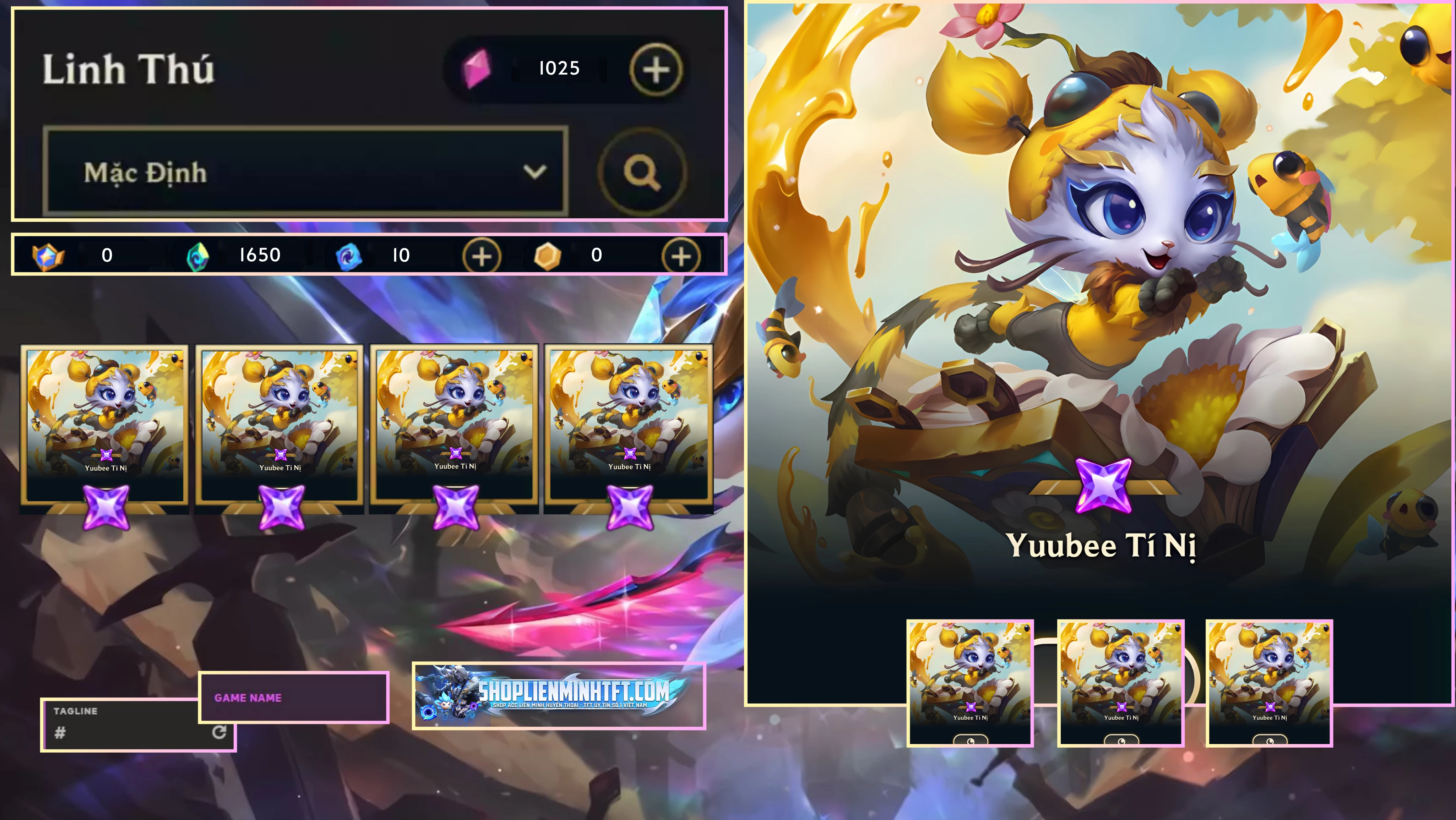 YUUBEE TÍ NỊ CLONE